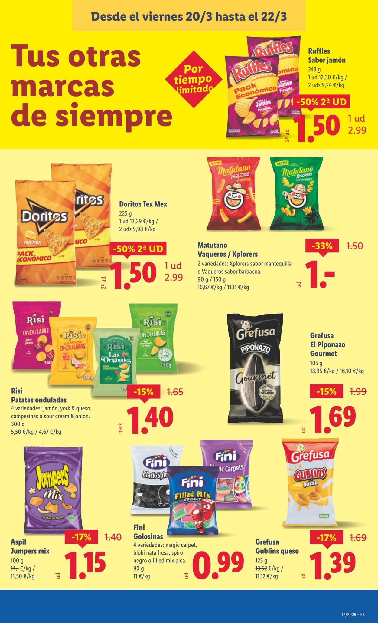 Folleto Lidl 16.03.2026 - 22.03.2026