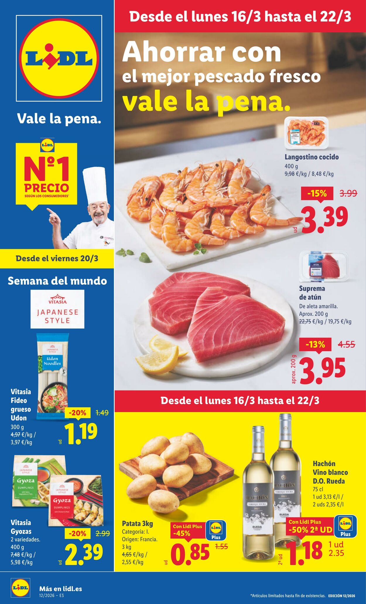 Folleto Lidl 16.03.2026 - 22.03.2026