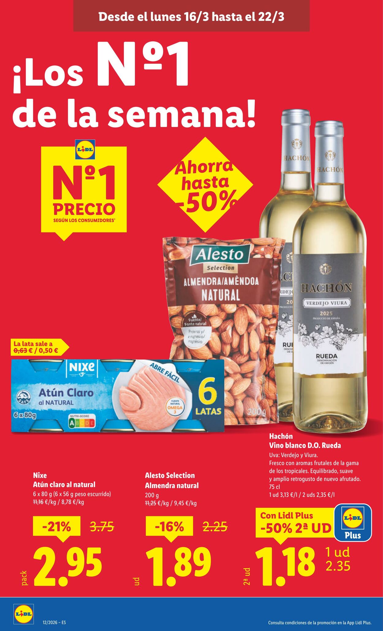Folleto Lidl 16.03.2026 - 22.03.2026