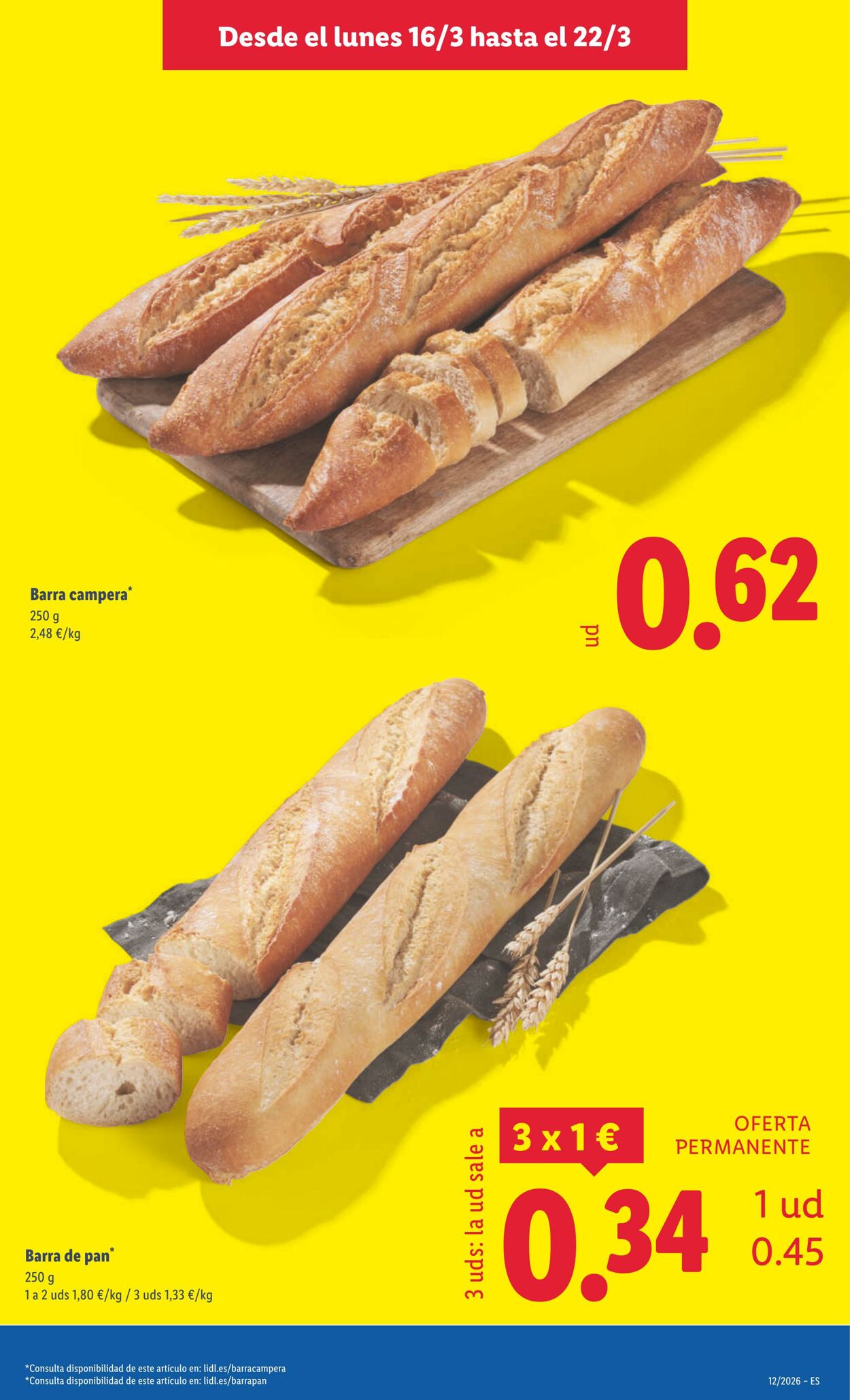 Folleto Lidl 16.03.2026 - 22.03.2026