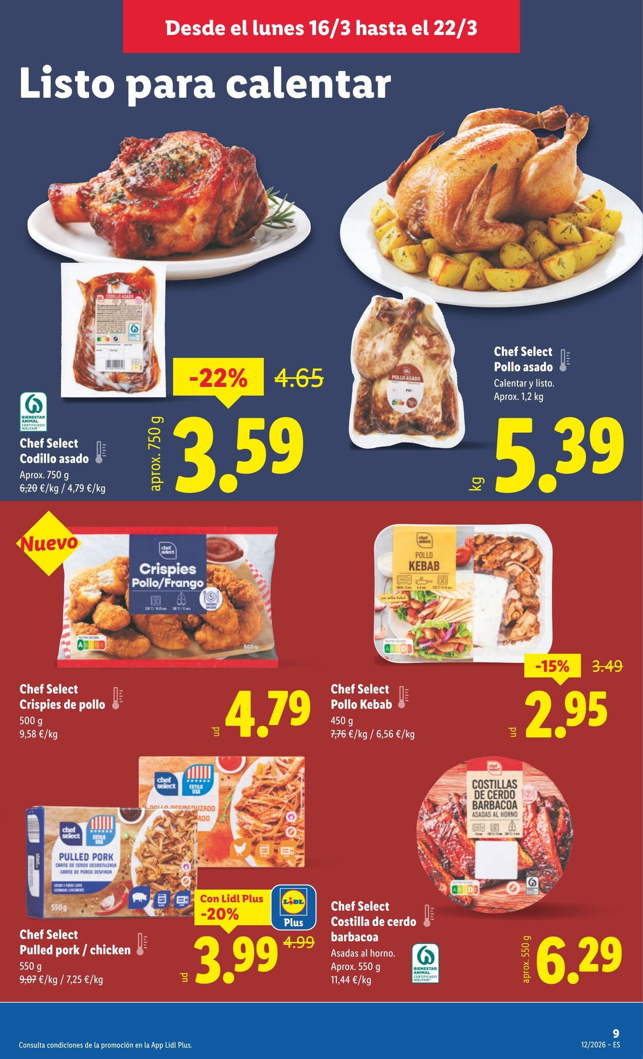 Folleto Lidl 16.03.2026 - 22.03.2026