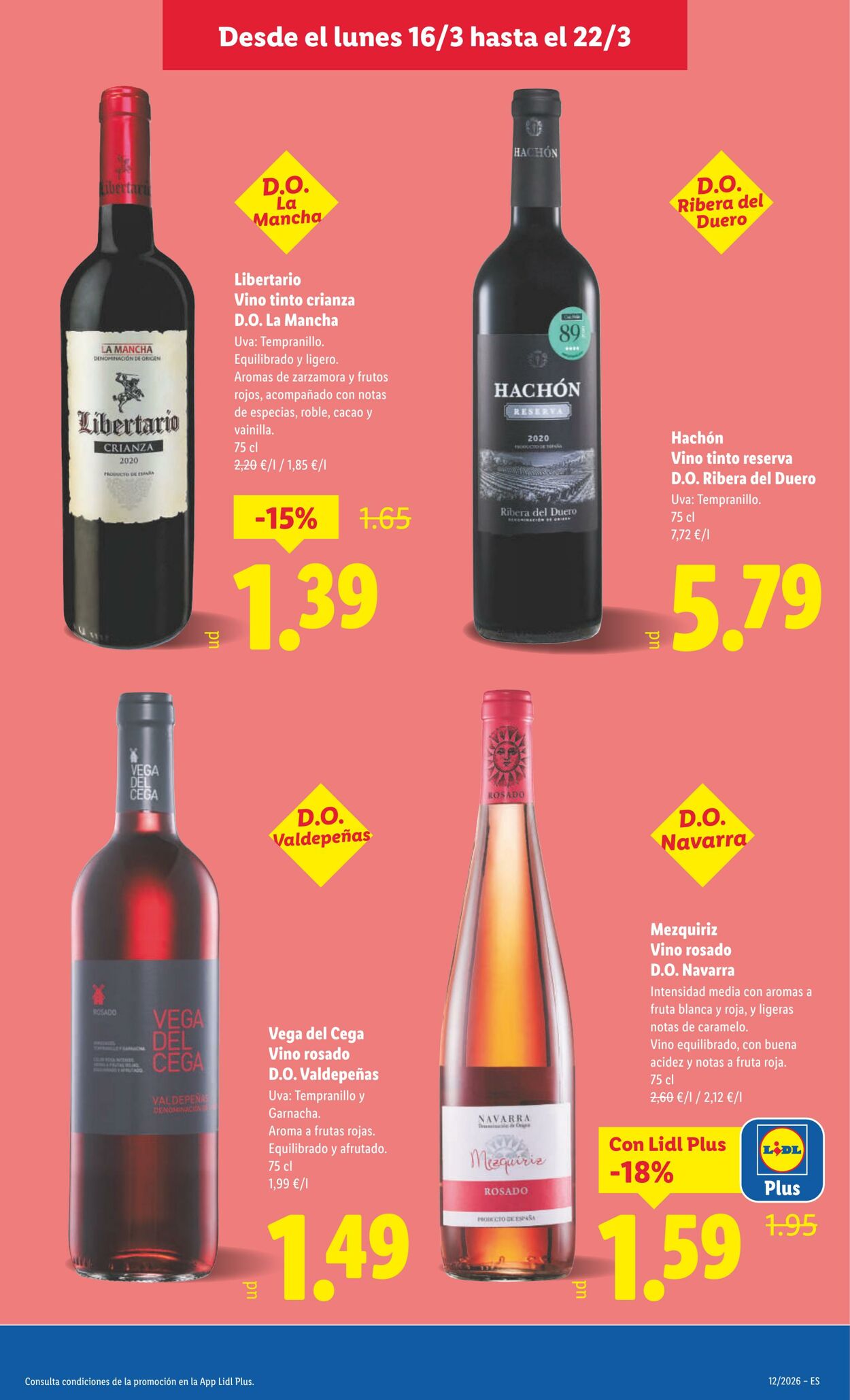 Folleto Lidl 16.03.2026 - 22.03.2026