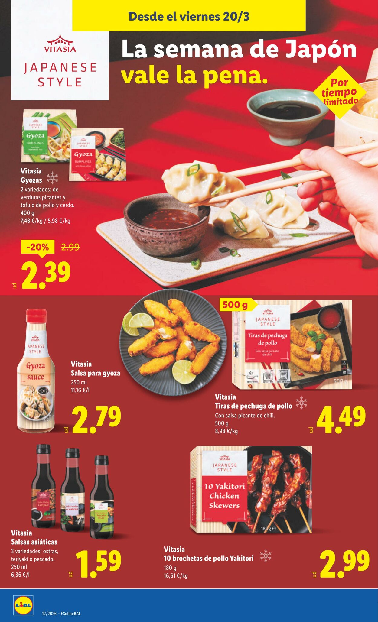 Folleto Lidl 16.03.2026 - 22.03.2026