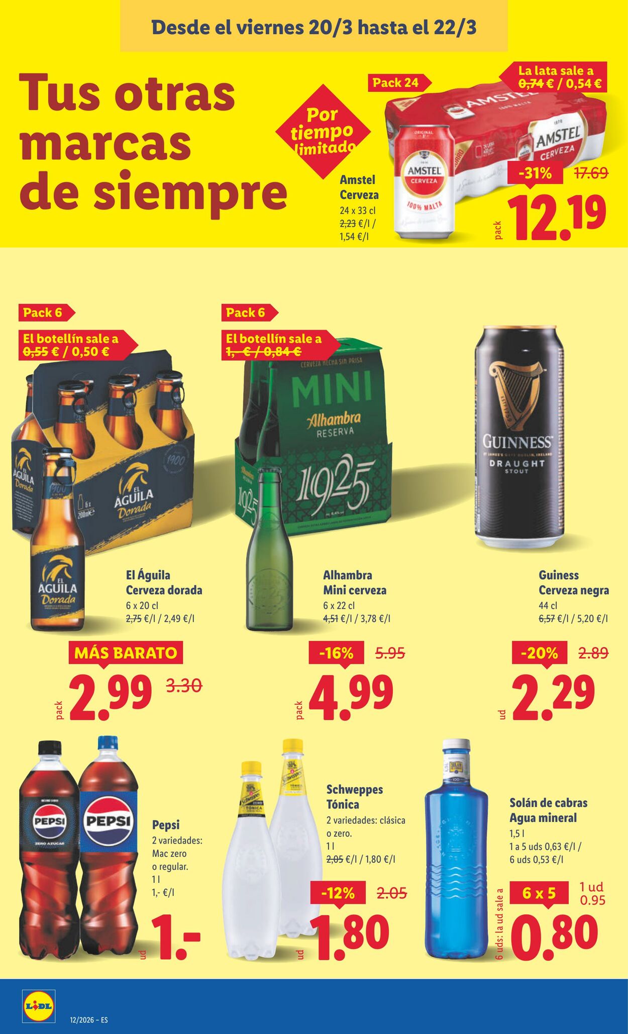 Folleto Lidl 16.03.2026 - 22.03.2026