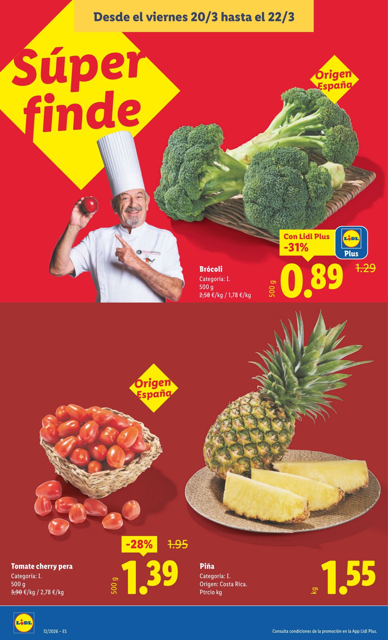 Folleto Lidl 16.03.2026 - 22.03.2026