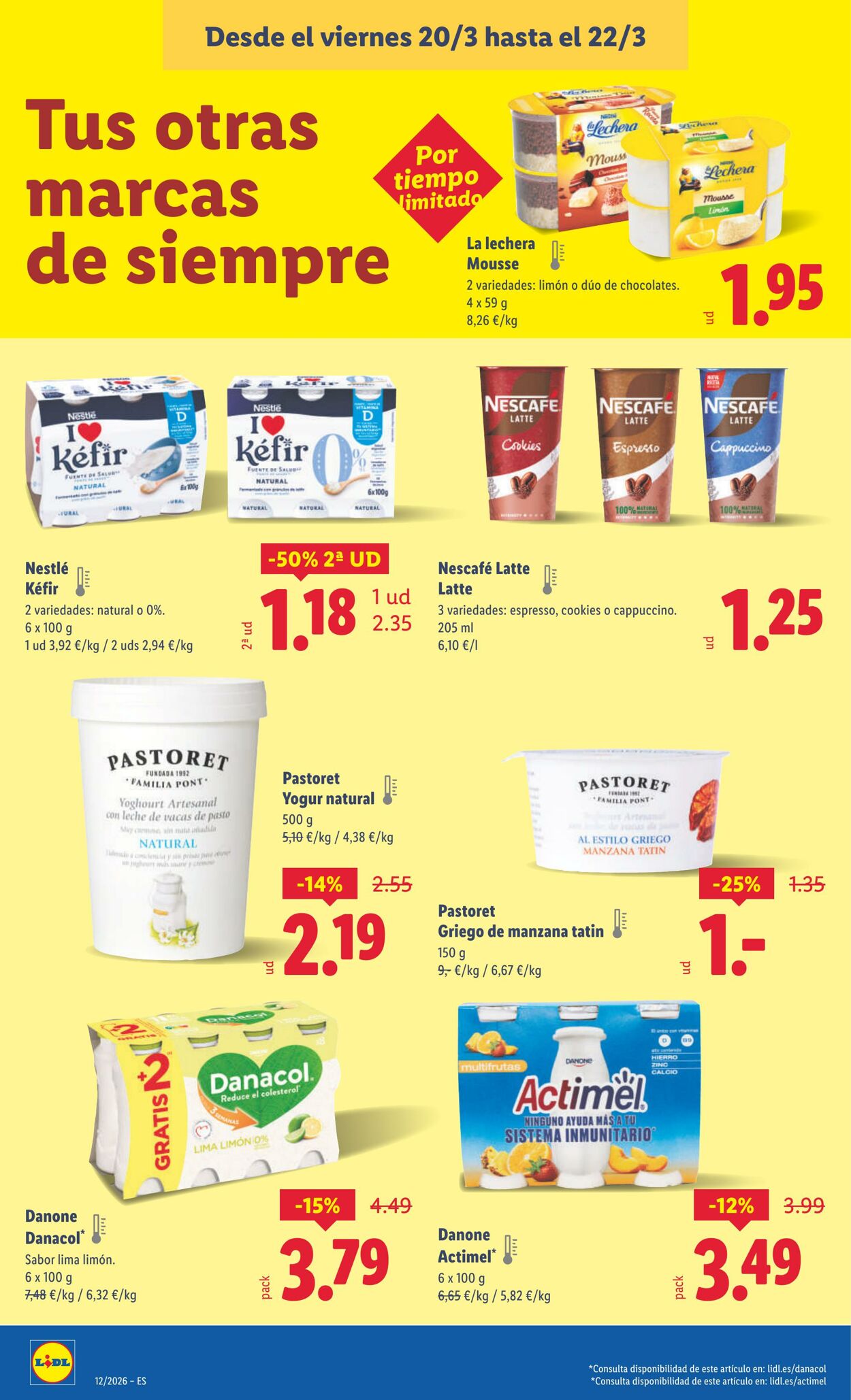 Folleto Lidl 16.03.2026 - 22.03.2026