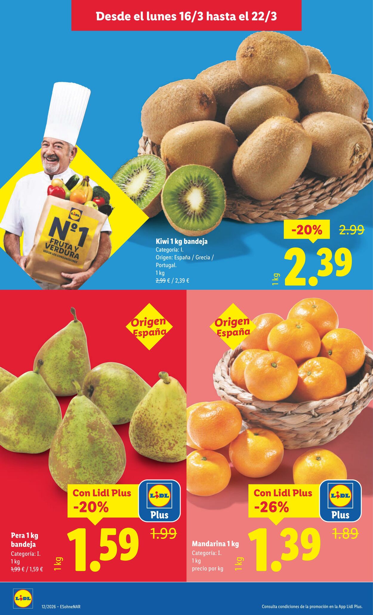 Folleto Lidl 16.03.2026 - 22.03.2026