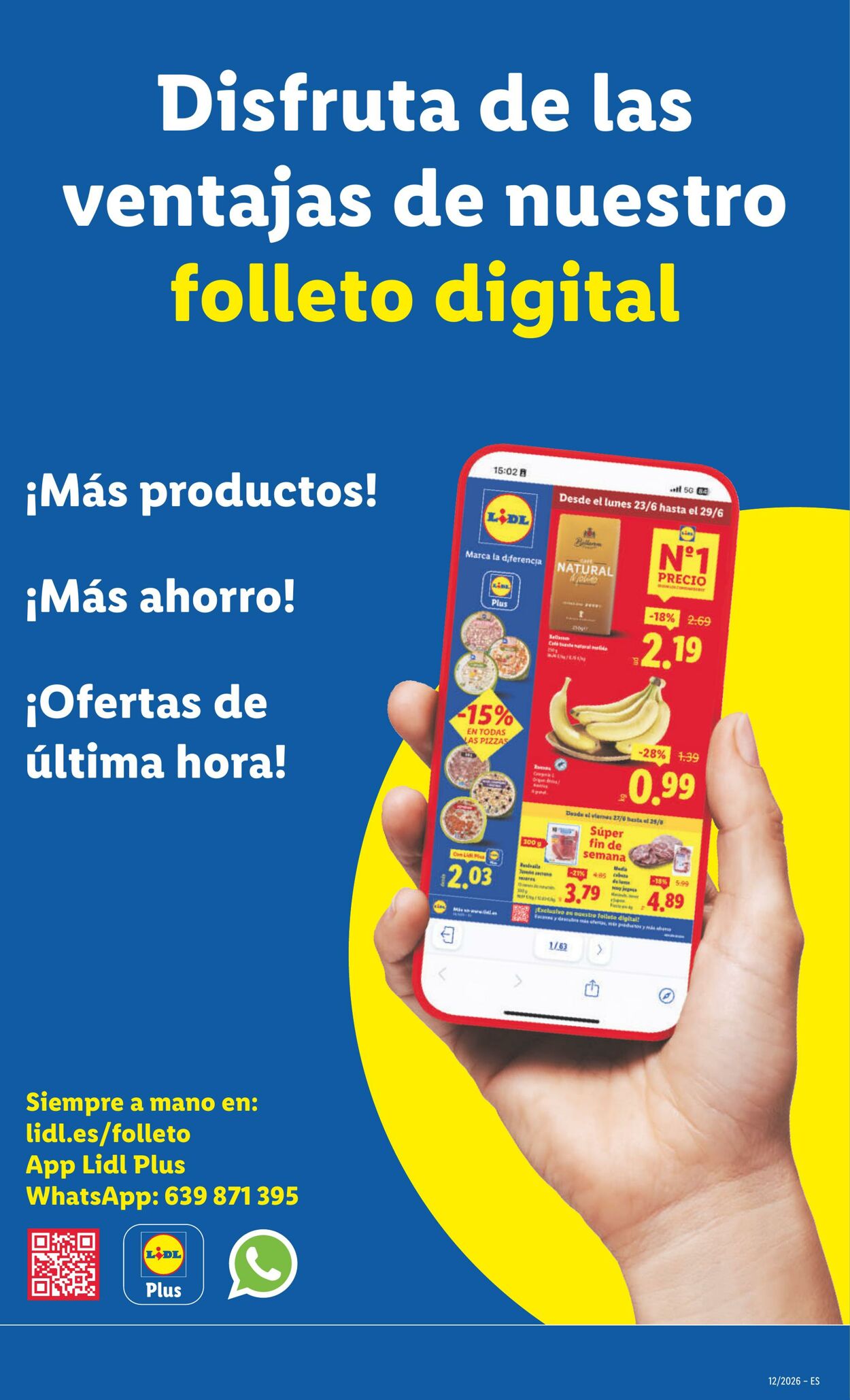 Folleto Lidl 16.03.2026 - 22.03.2026