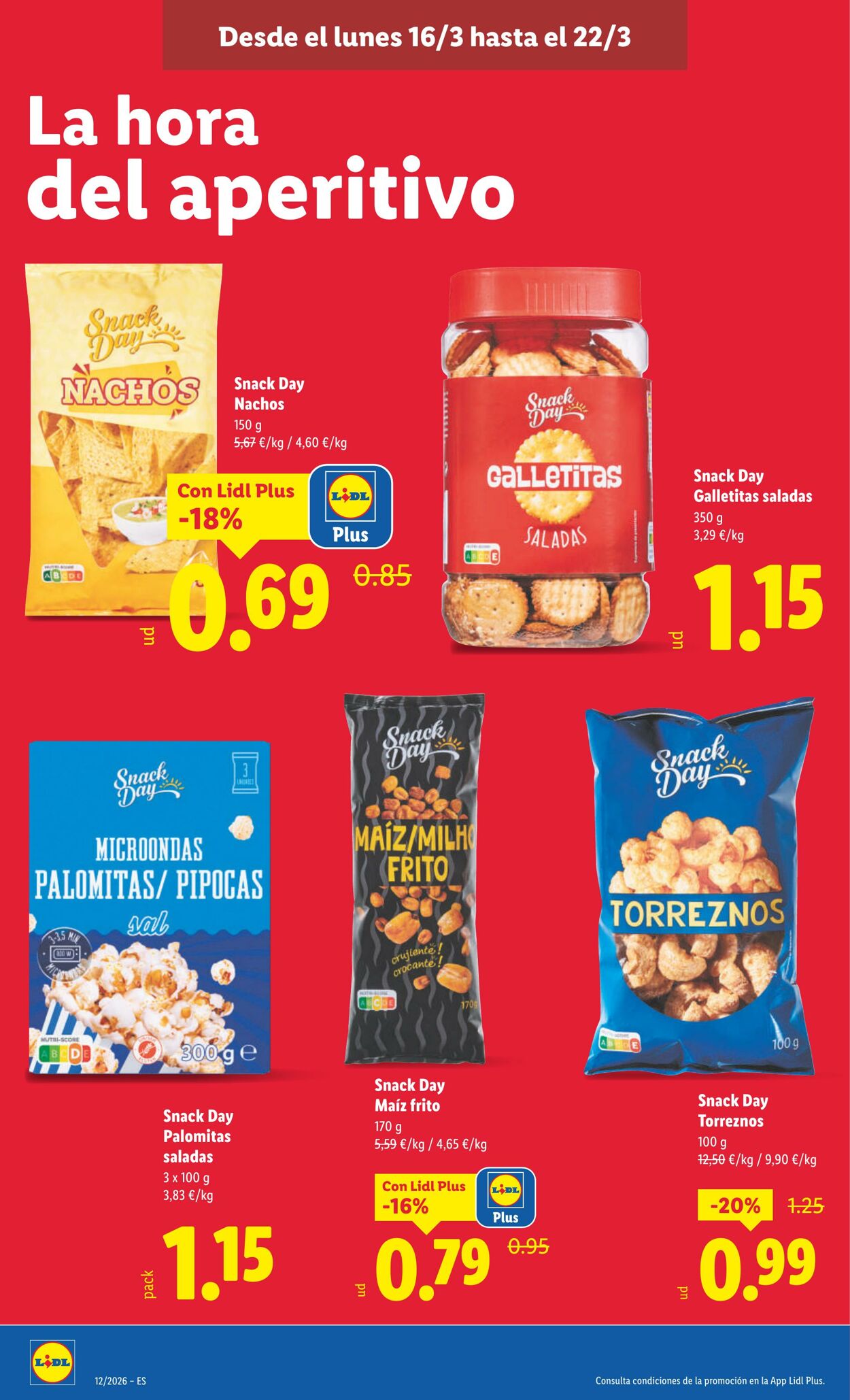 Folleto Lidl 16.03.2026 - 22.03.2026