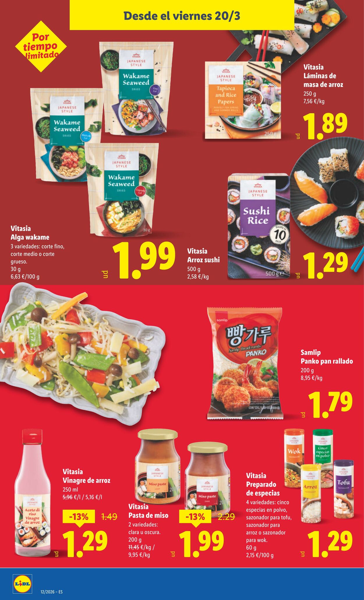 Folleto Lidl 16.03.2026 - 22.03.2026