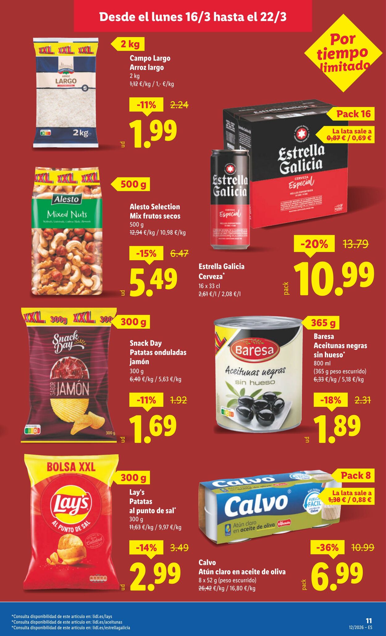 Folleto Lidl 16.03.2026 - 22.03.2026