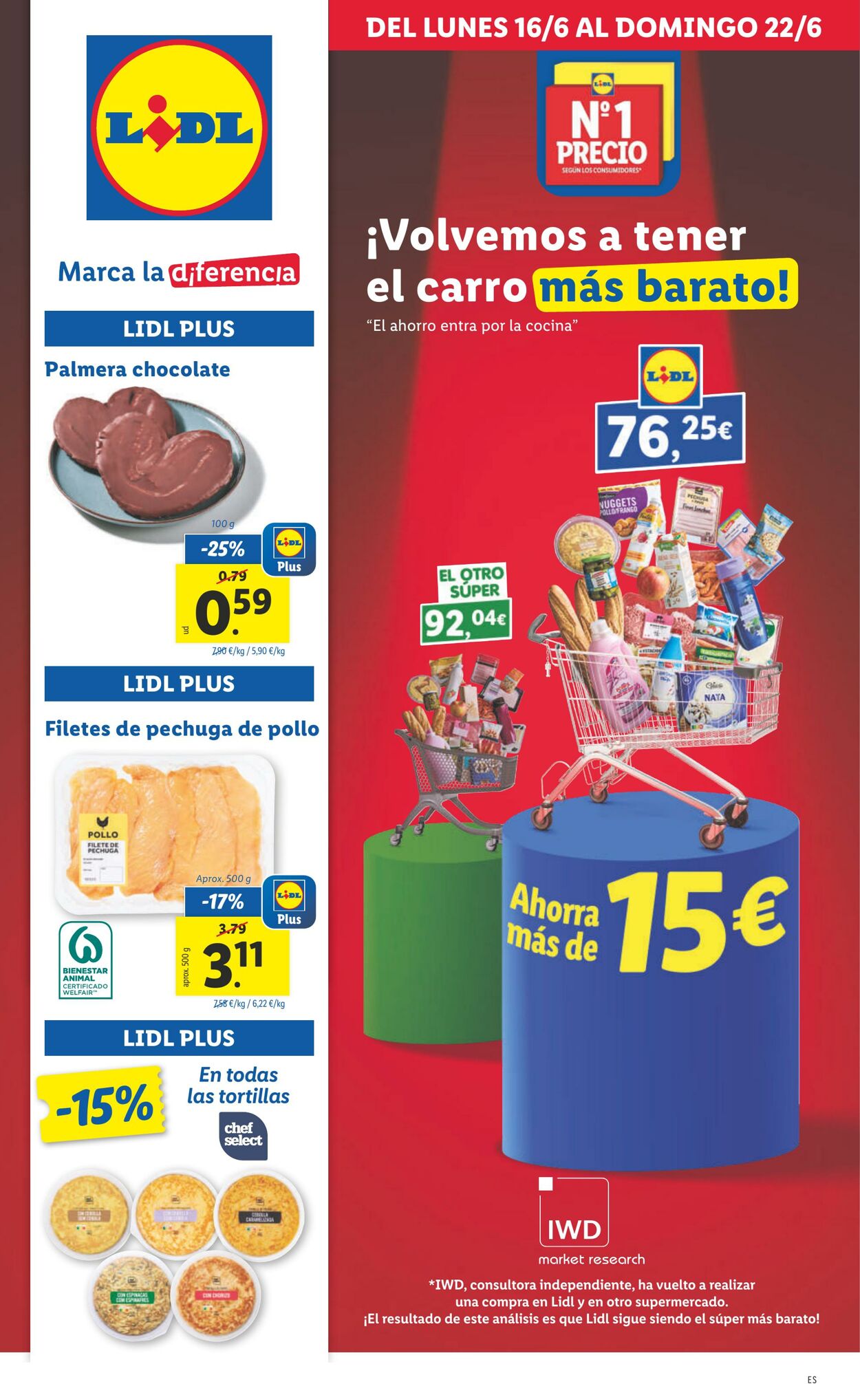 Folleto Lidl 16.06.2025 - 22.06.2025