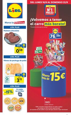 Folleto Lidl 16.06.2025 - 22.06.2025