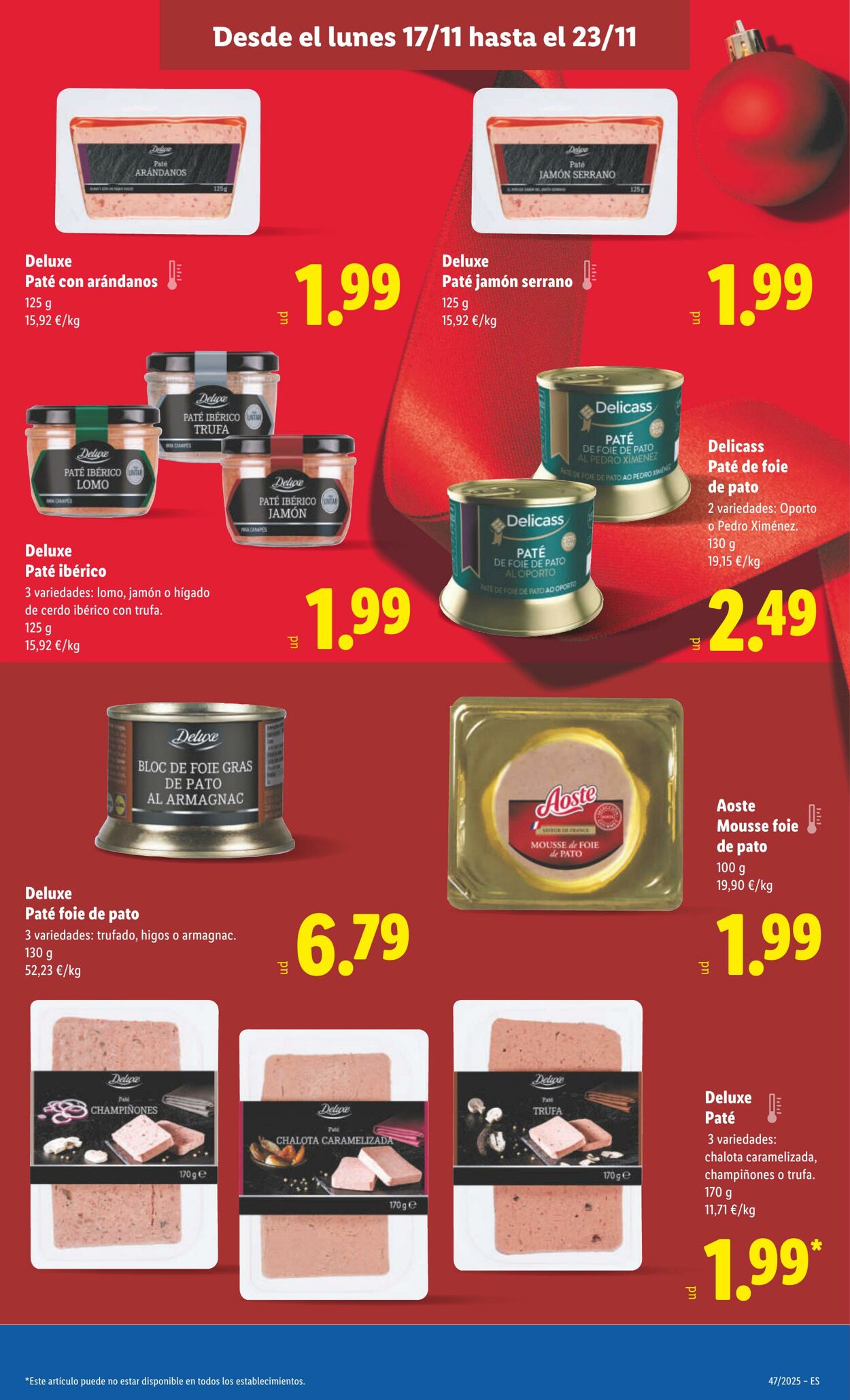 Folleto Lidl 17.11.2025 - 23.11.2025