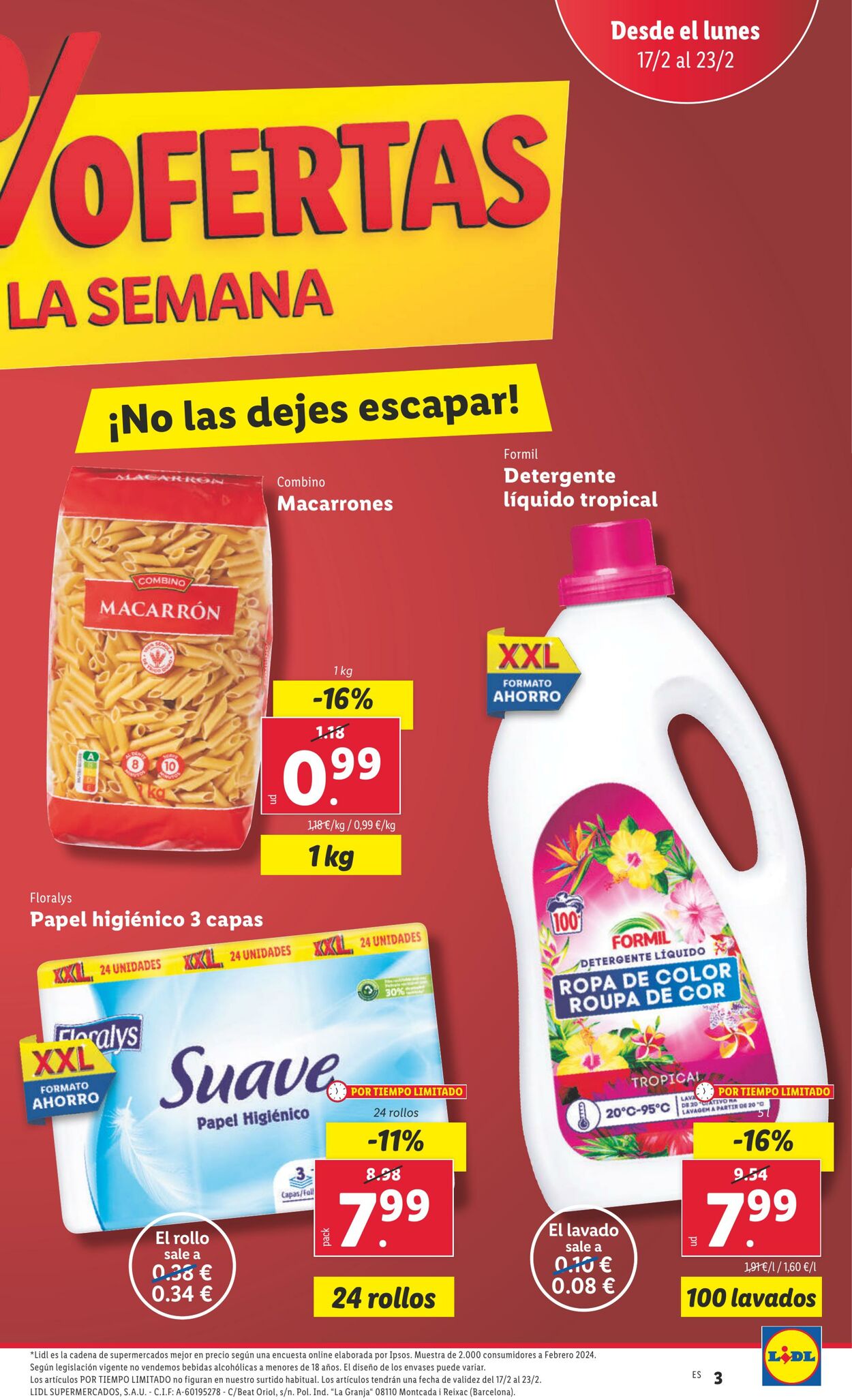 Folleto Lidl 17.02.2025 - 23.02.2025