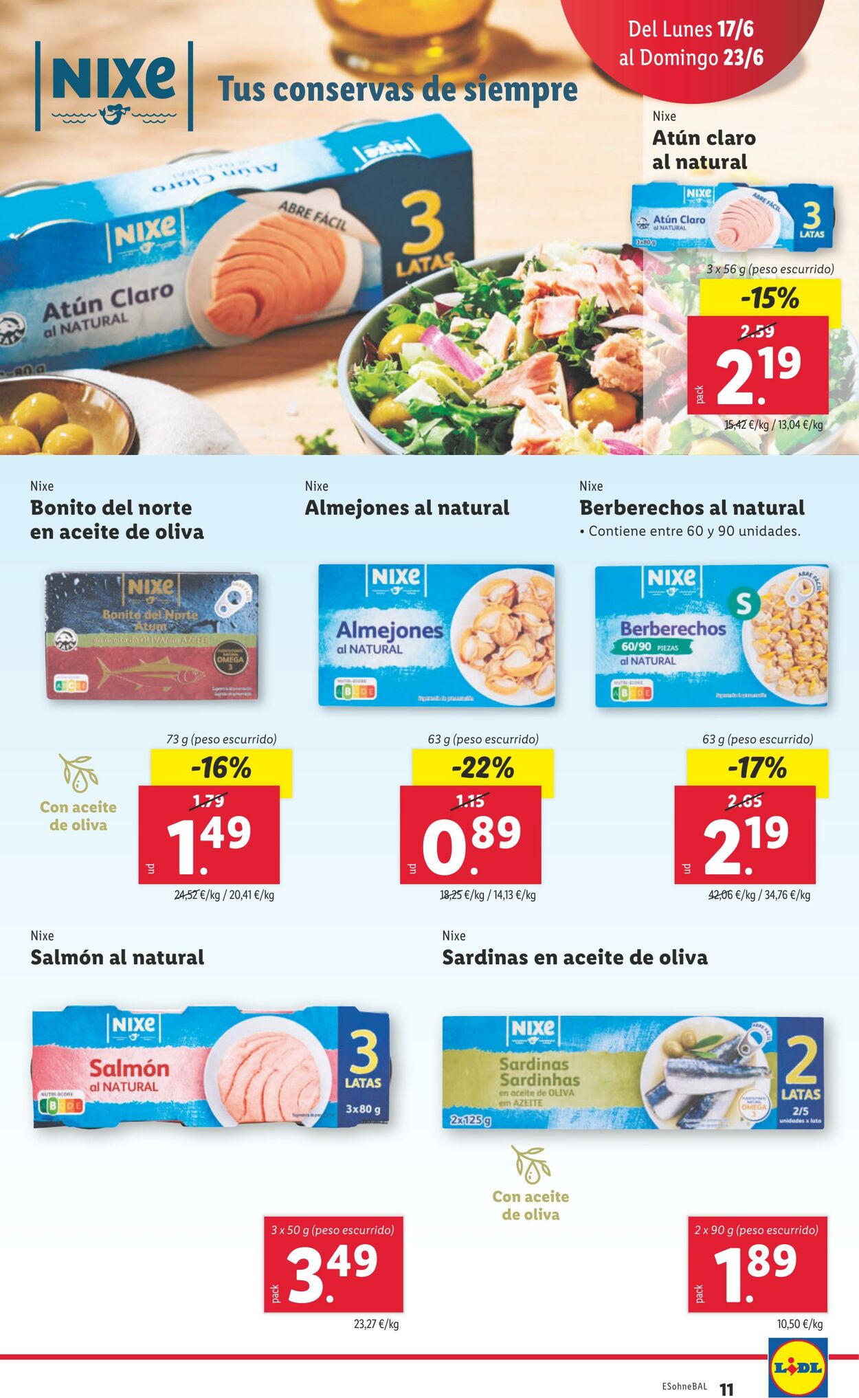 Folleto Lidl 17.06.2024 - 23.06.2024