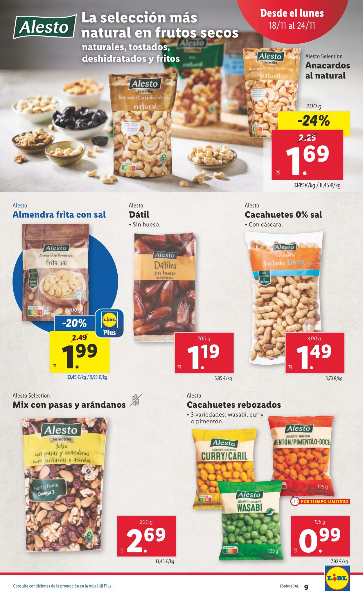 Folleto Lidl 18.11.2024 - 24.11.2024