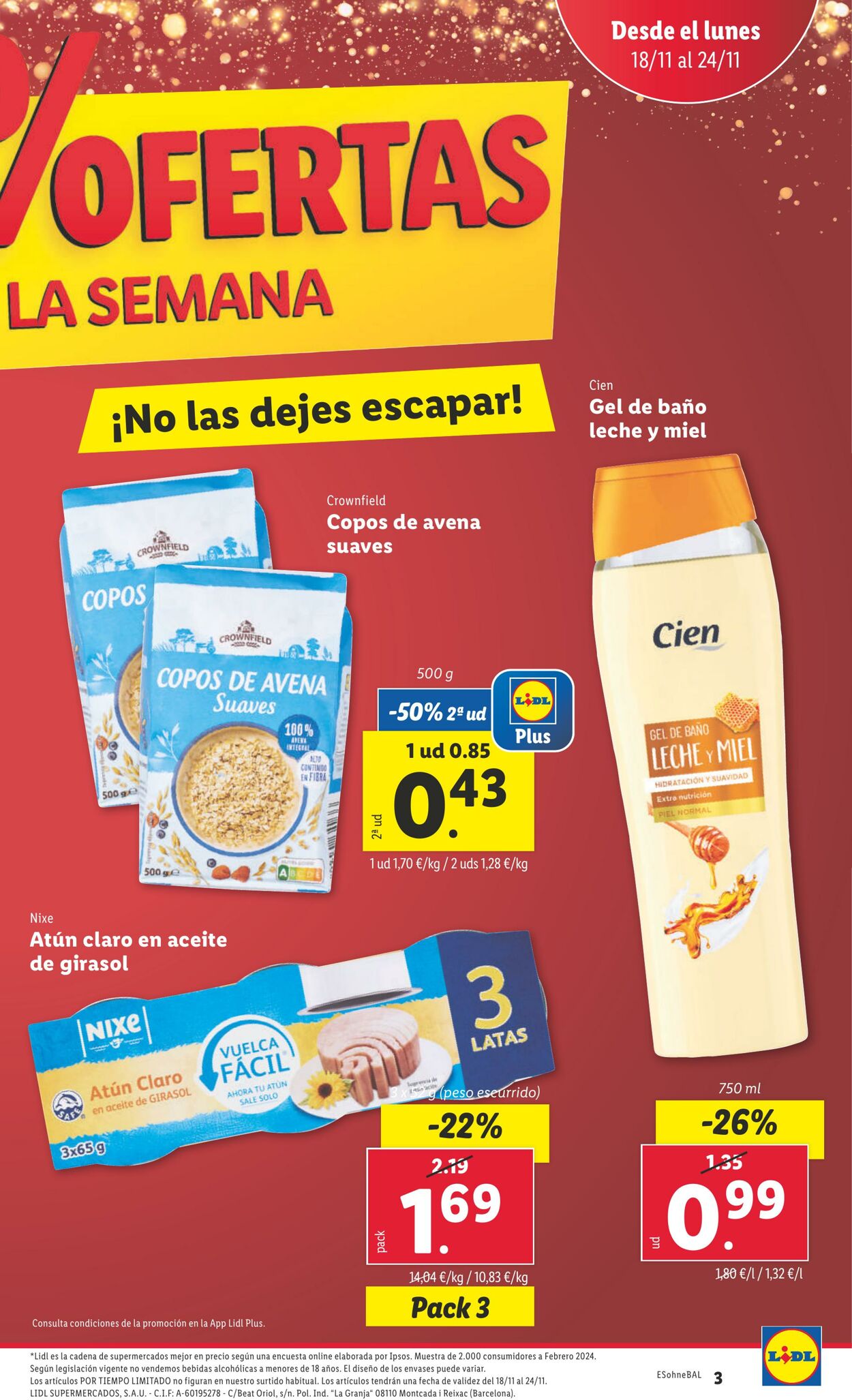 Folleto Lidl 18.11.2024 - 24.11.2024