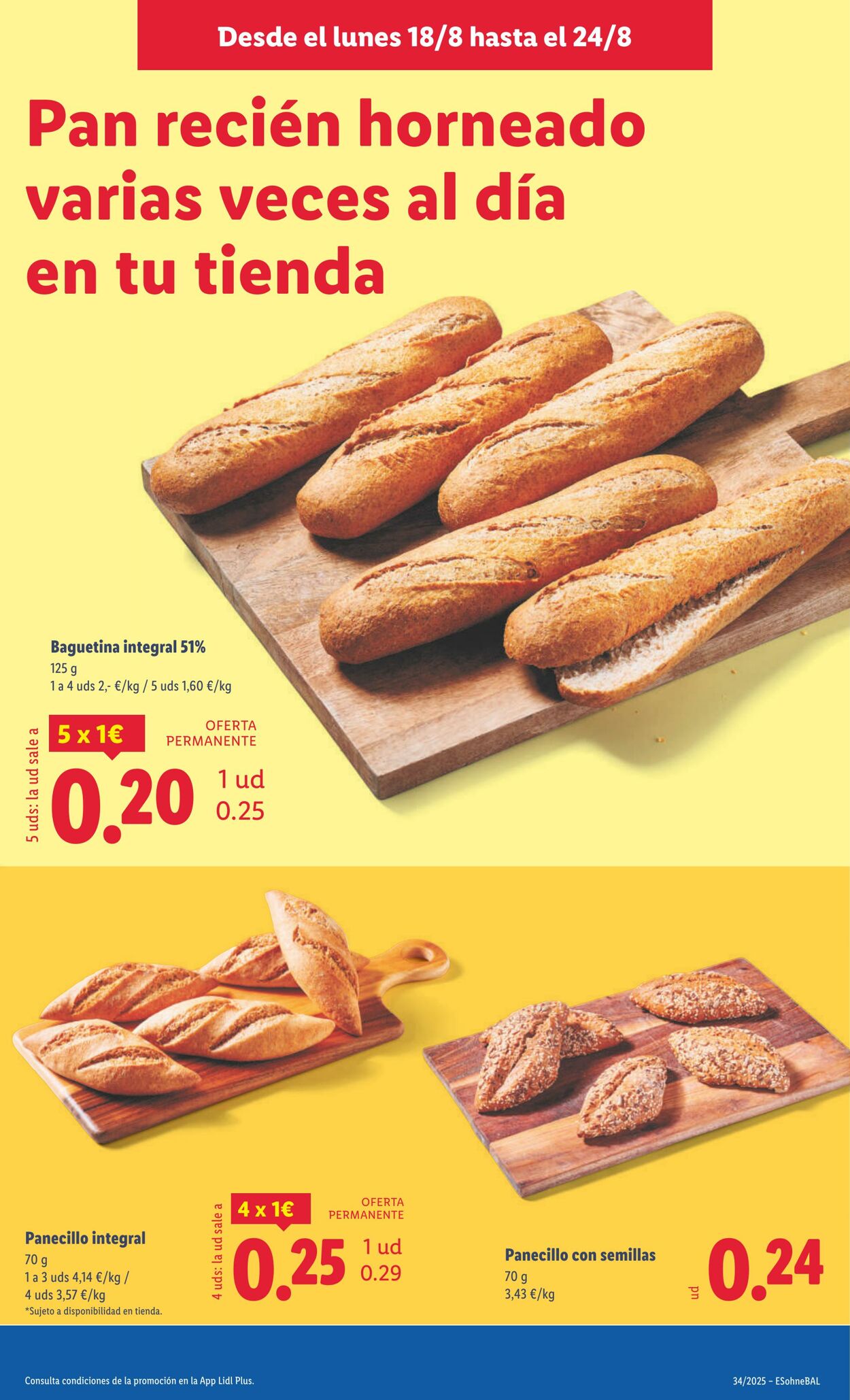 Folleto Lidl 18.08.2025 - 24.08.2025