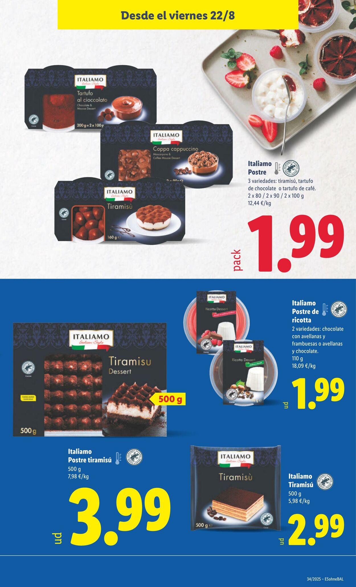 Folleto Lidl 18.08.2025 - 24.08.2025