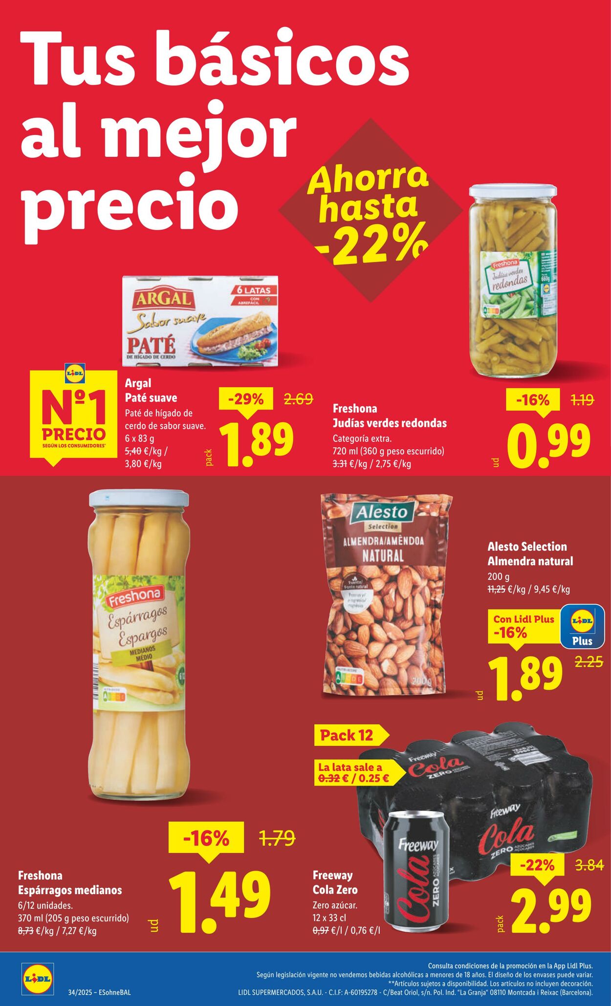 Folleto Lidl 18.08.2025 - 24.08.2025
