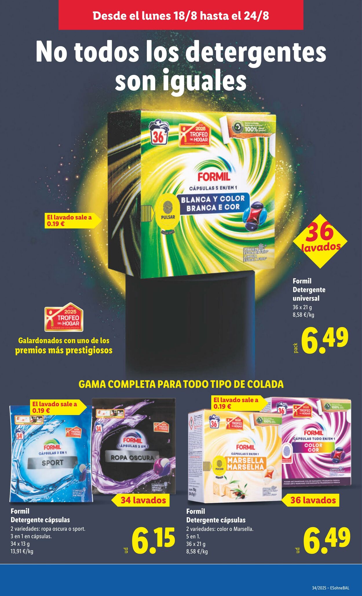 Folleto Lidl 18.08.2025 - 24.08.2025