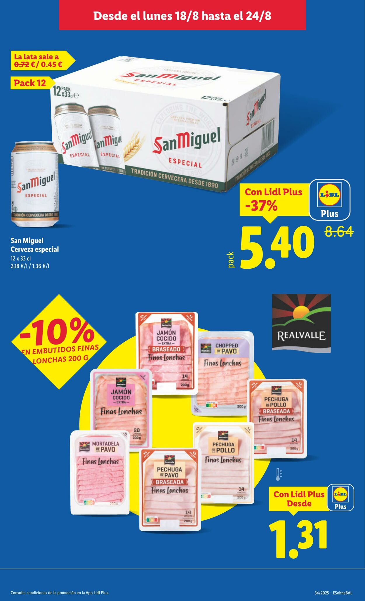 Folleto Lidl 18.08.2025 - 24.08.2025