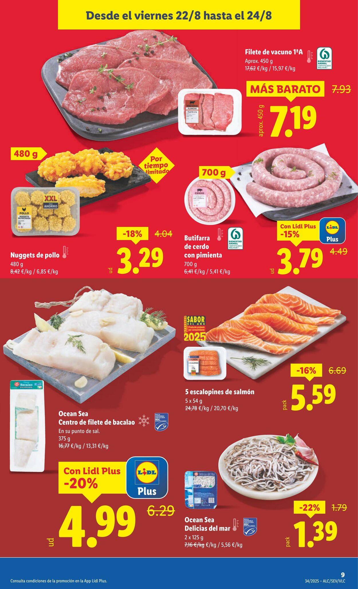 Folleto Lidl 18.08.2025 - 24.08.2025