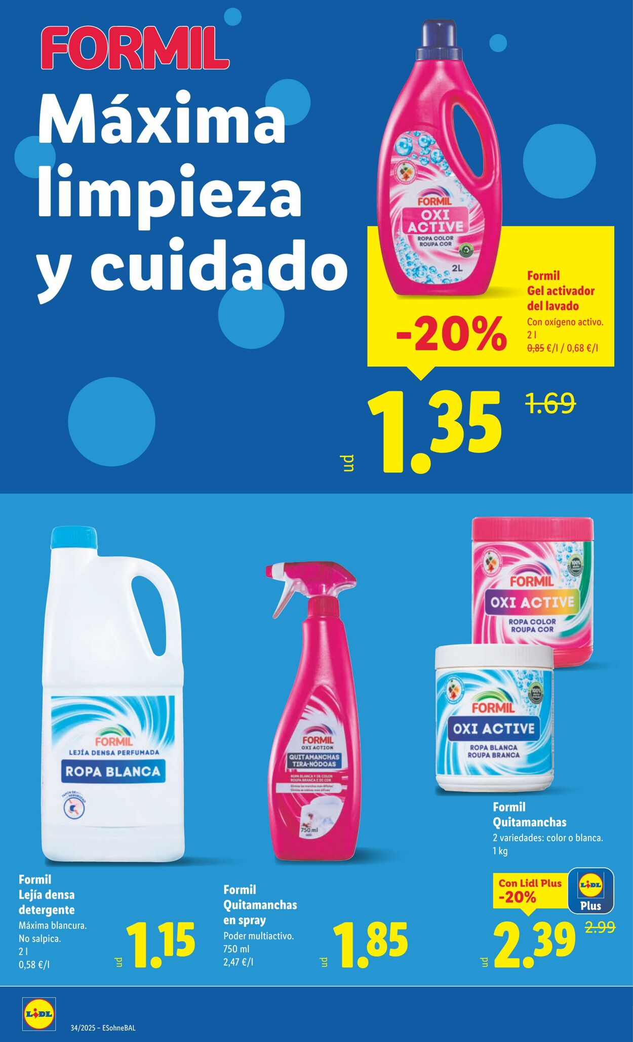 Folleto Lidl 18.08.2025 - 24.08.2025