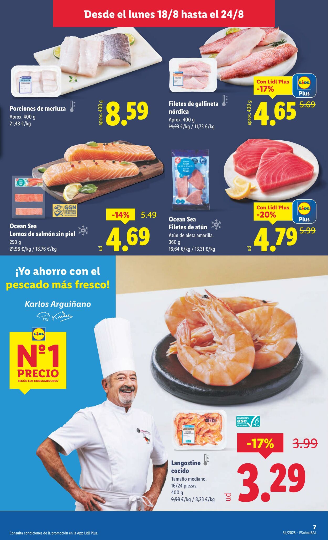 Folleto Lidl 18.08.2025 - 24.08.2025