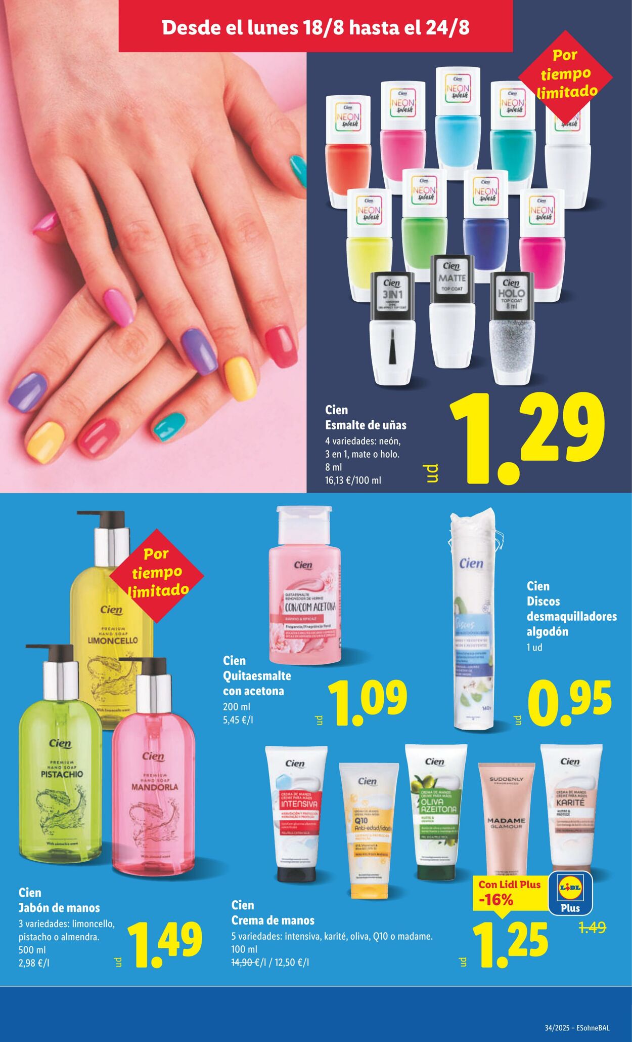 Folleto Lidl 18.08.2025 - 24.08.2025
