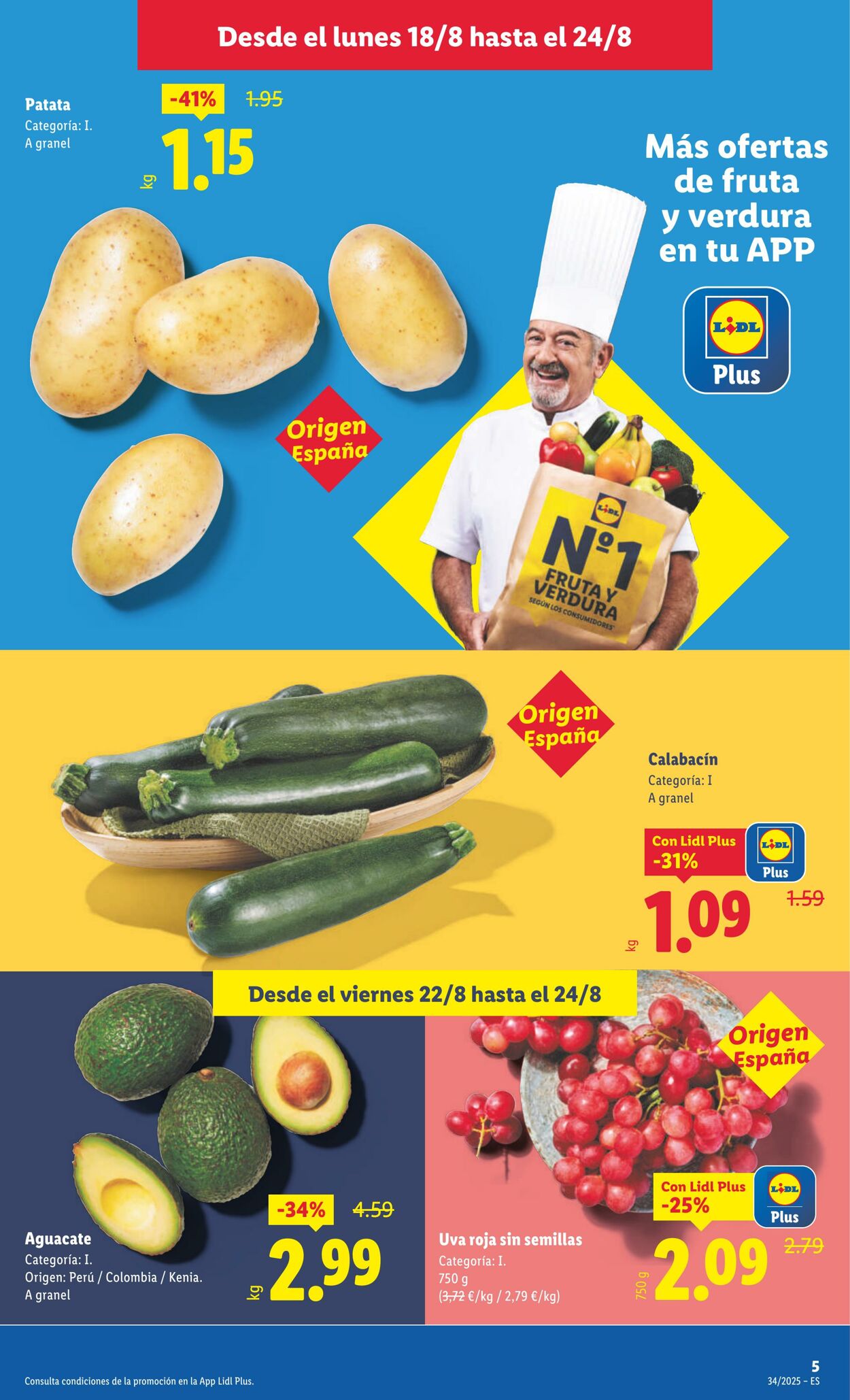 Folleto Lidl 18.08.2025 - 24.08.2025
