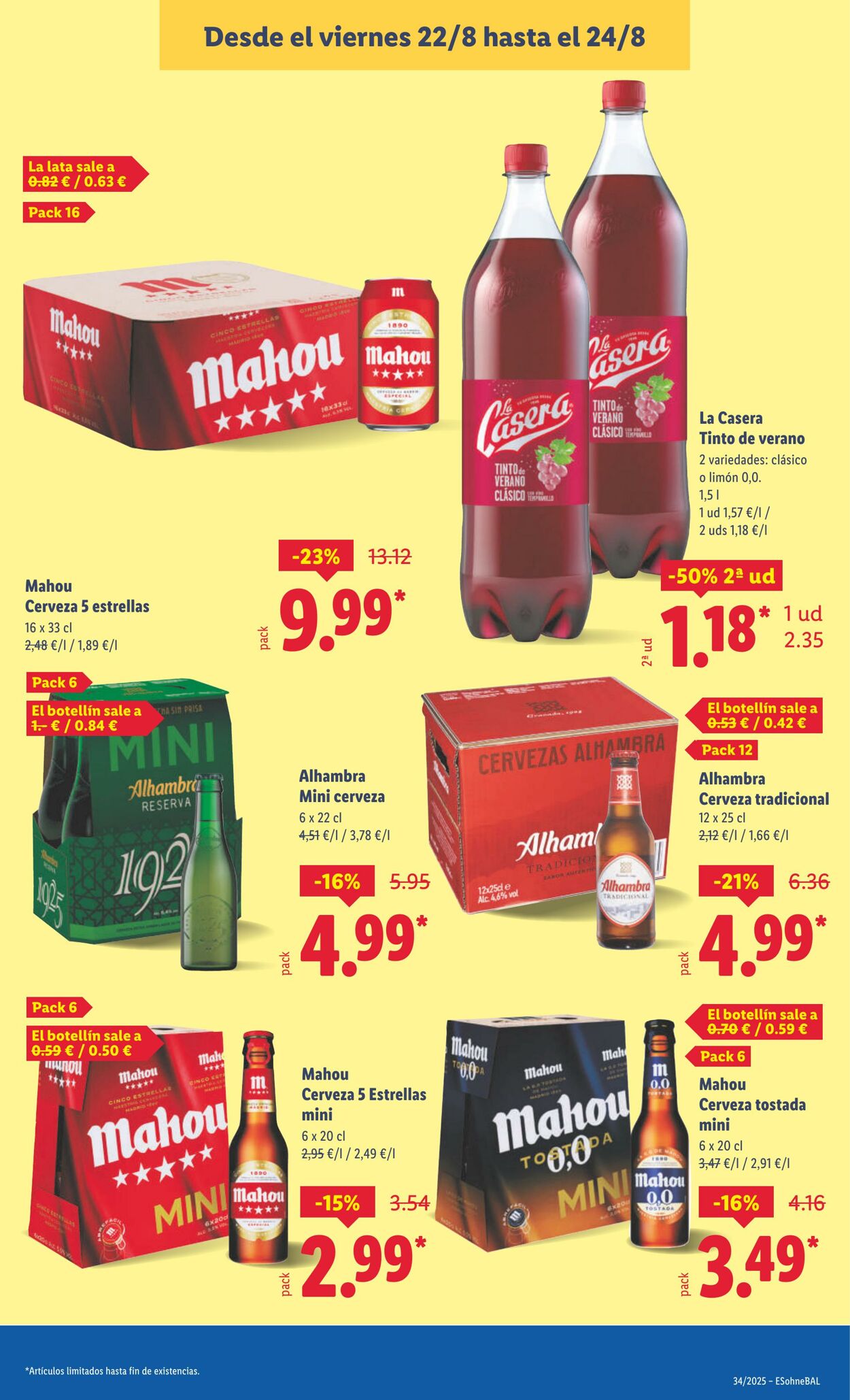 Folleto Lidl 18.08.2025 - 24.08.2025