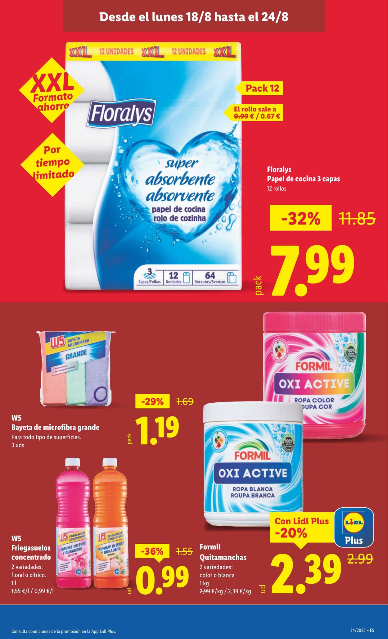 Folleto Lidl 18.08.2025 - 24.08.2025