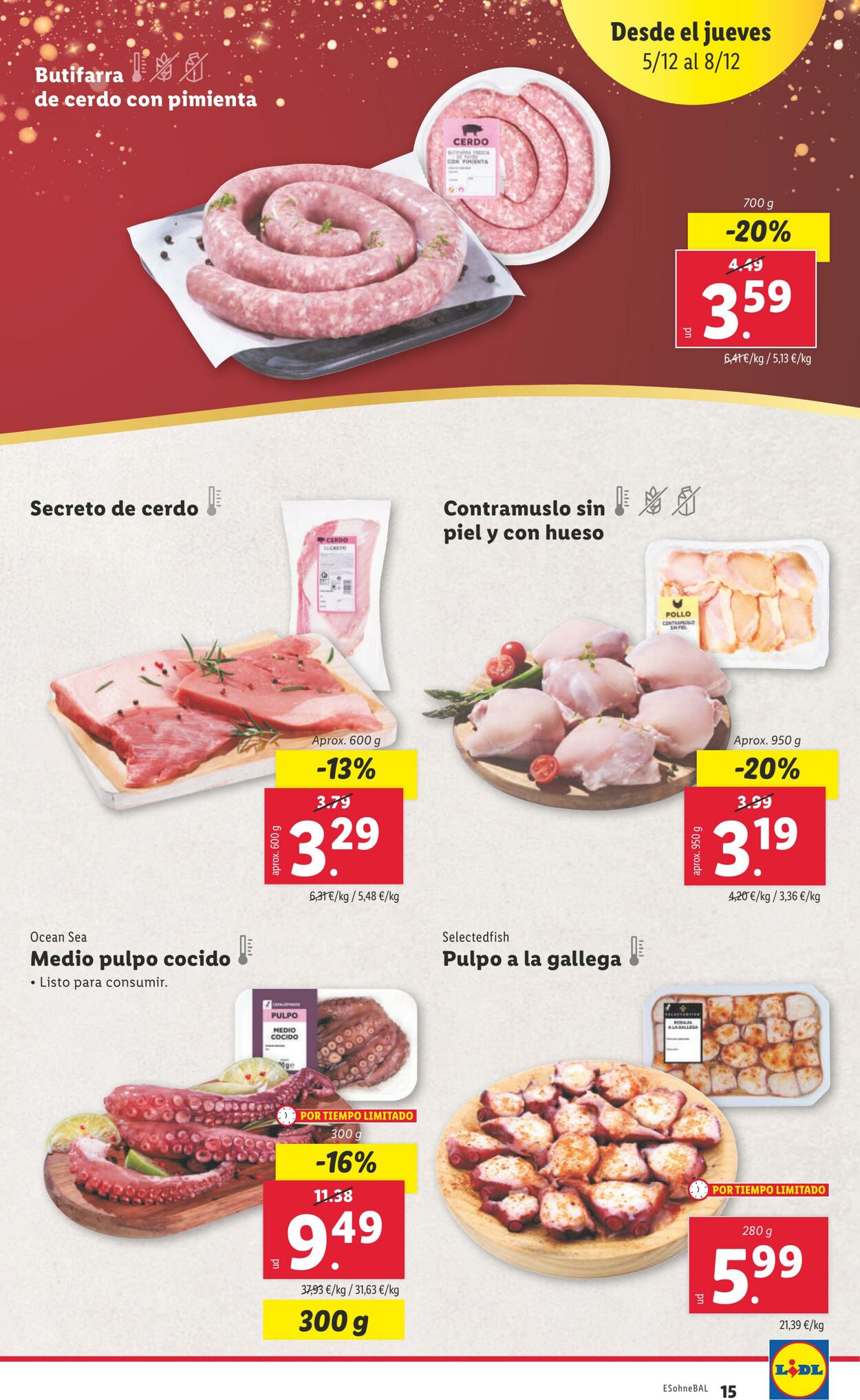 Folleto Lidl 02.12.2024 - 08.12.2024