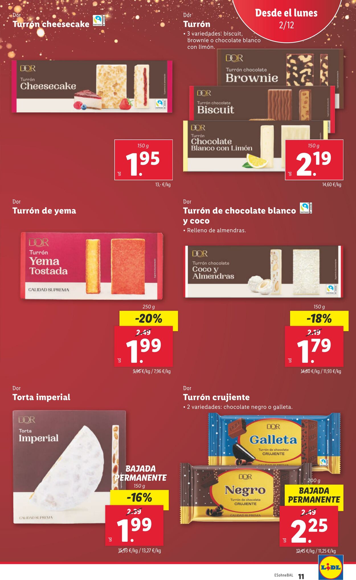 Folleto Lidl 02.12.2024 - 08.12.2024