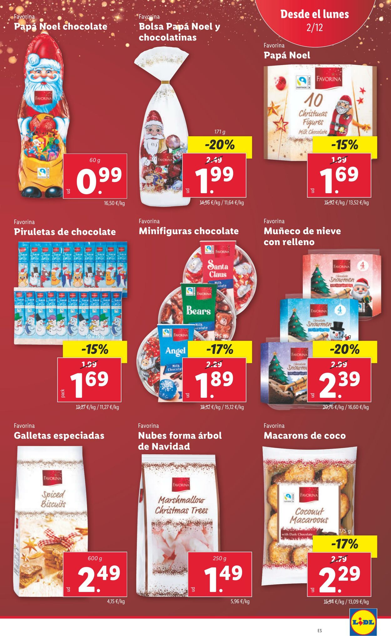 Folleto Lidl 02.12.2024 - 08.12.2024