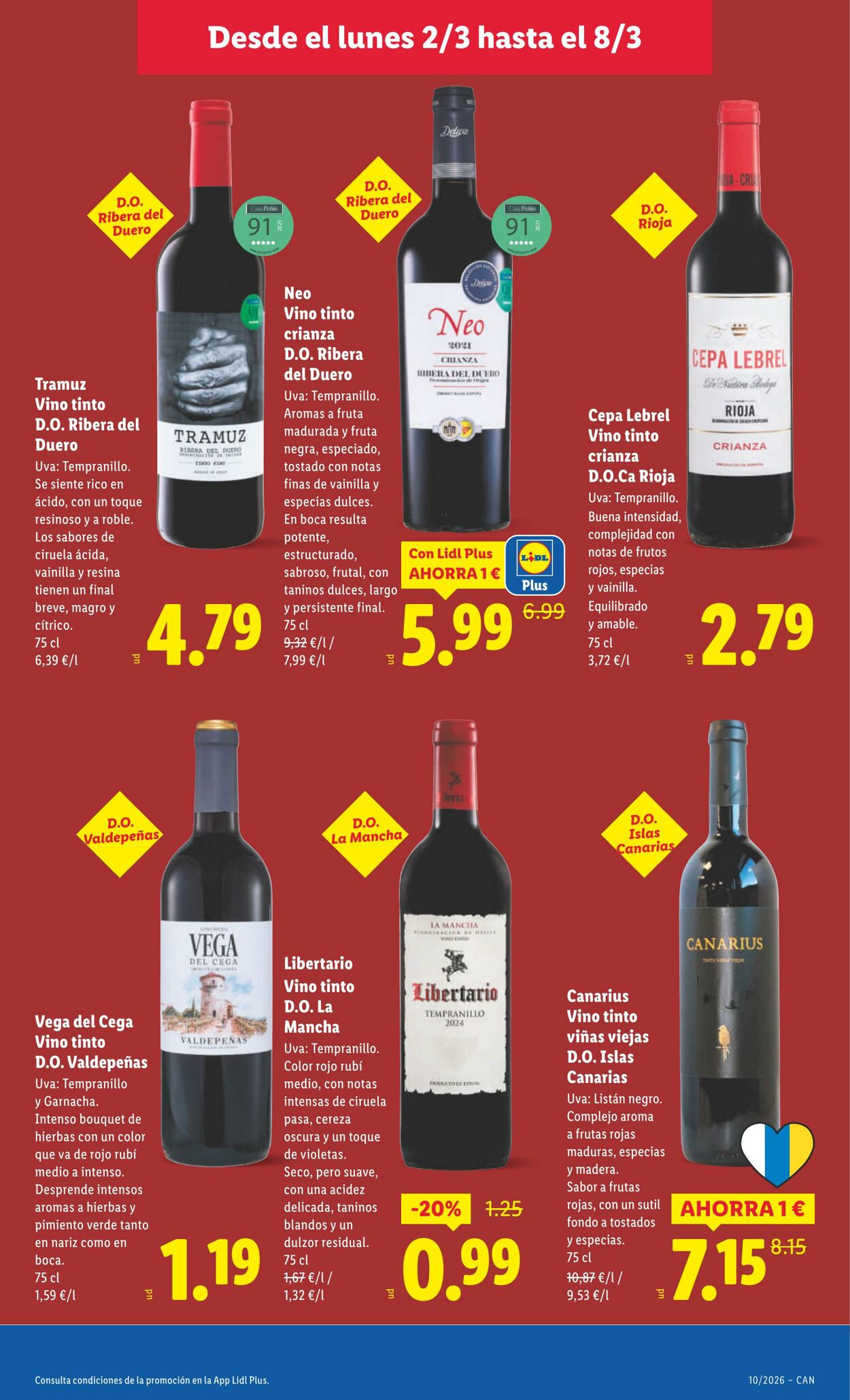 Folleto Lidl 02.03.2026 - 08.03.2026
