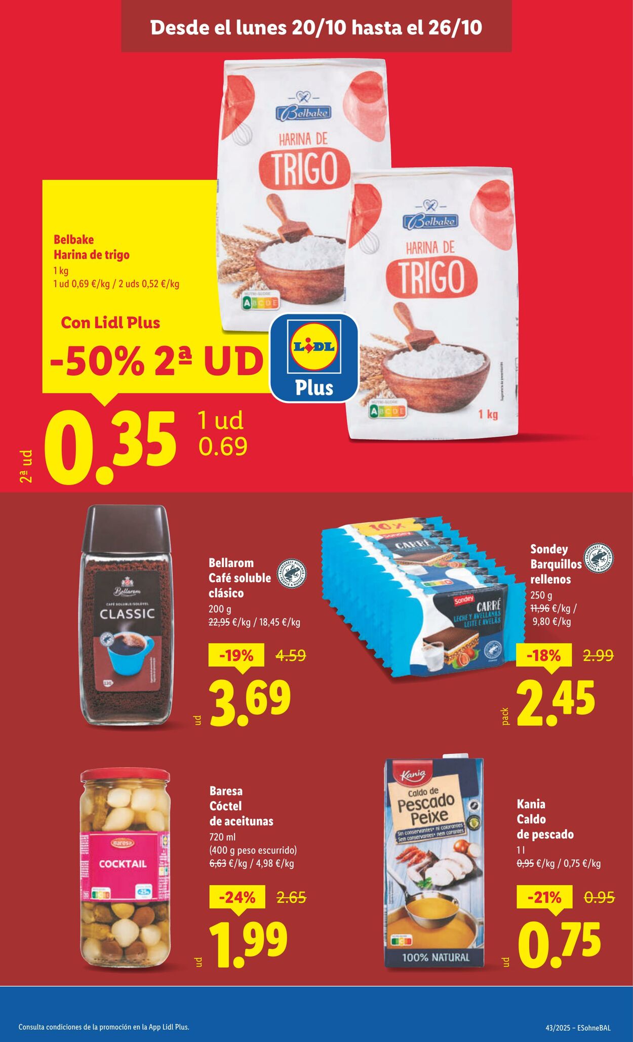 Folleto Lidl 20.10.2025 - 26.10.2025