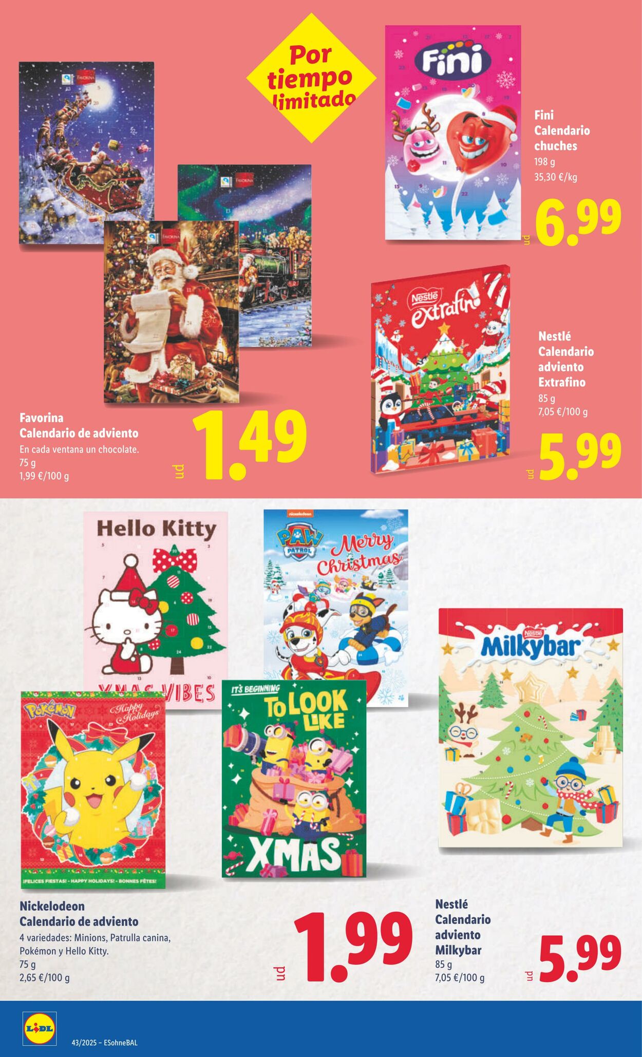 Folleto Lidl 20.10.2025 - 26.10.2025