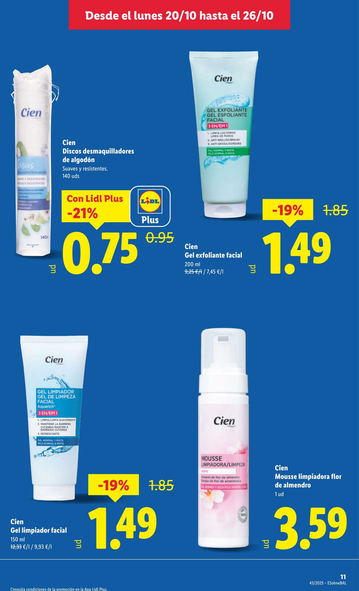 Folleto Lidl 20.10.2025 - 26.10.2025