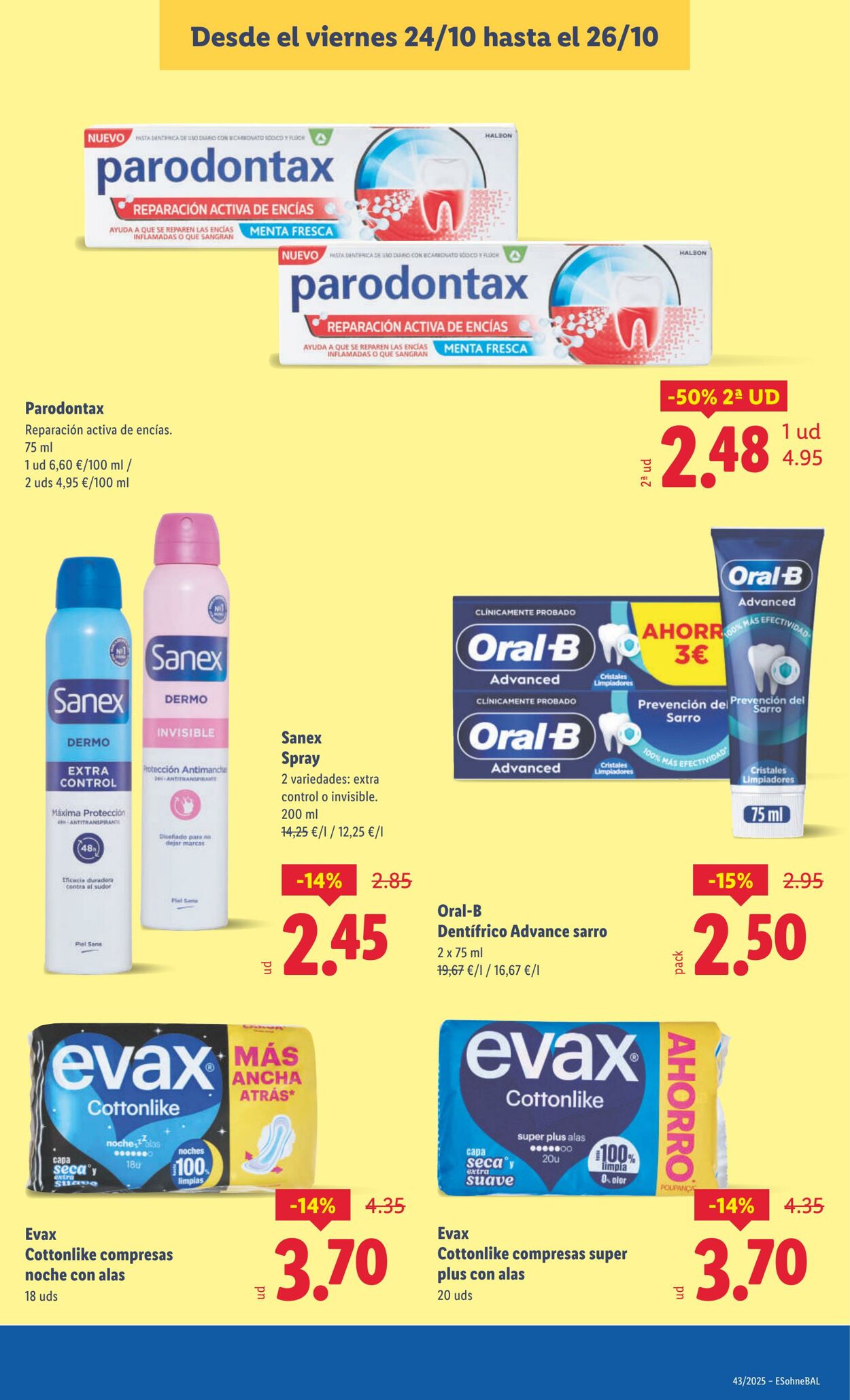 Folleto Lidl 20.10.2025 - 26.10.2025