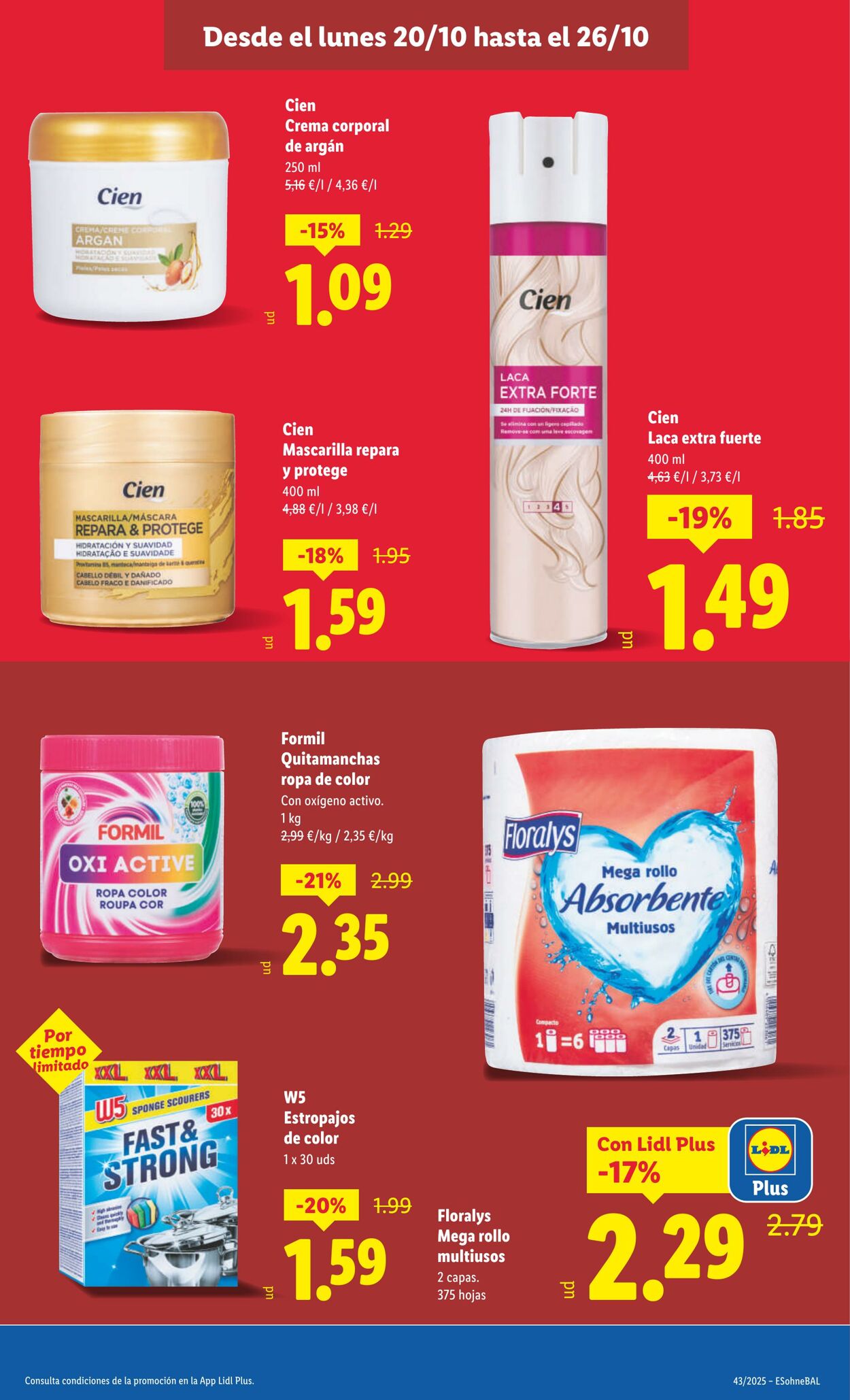 Folleto Lidl 20.10.2025 - 26.10.2025