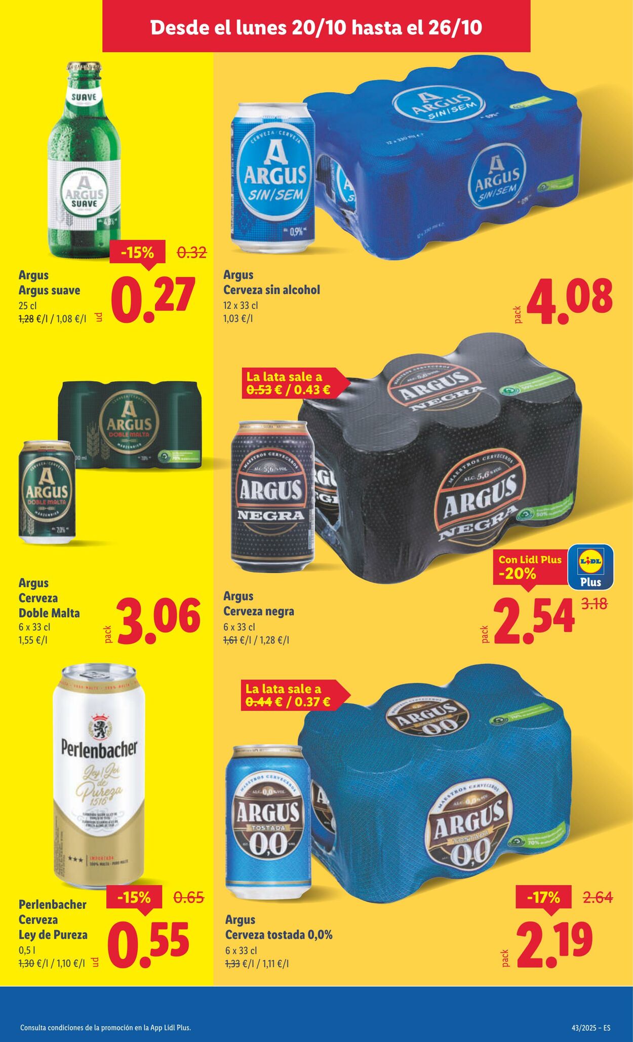 Folleto Lidl 20.10.2025 - 26.10.2025