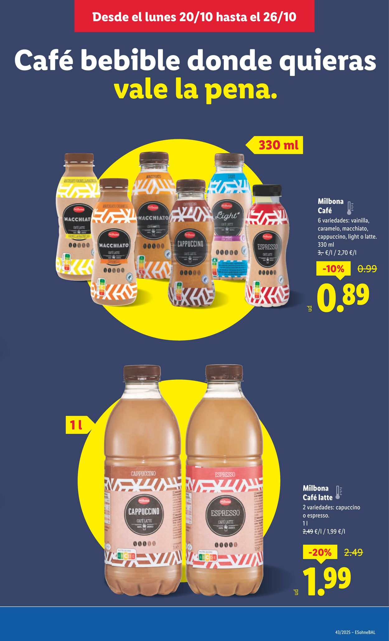 Folleto Lidl 20.10.2025 - 26.10.2025