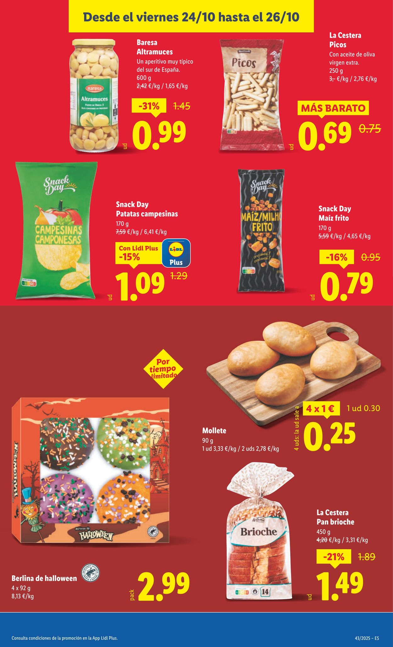 Folleto Lidl 20.10.2025 - 26.10.2025