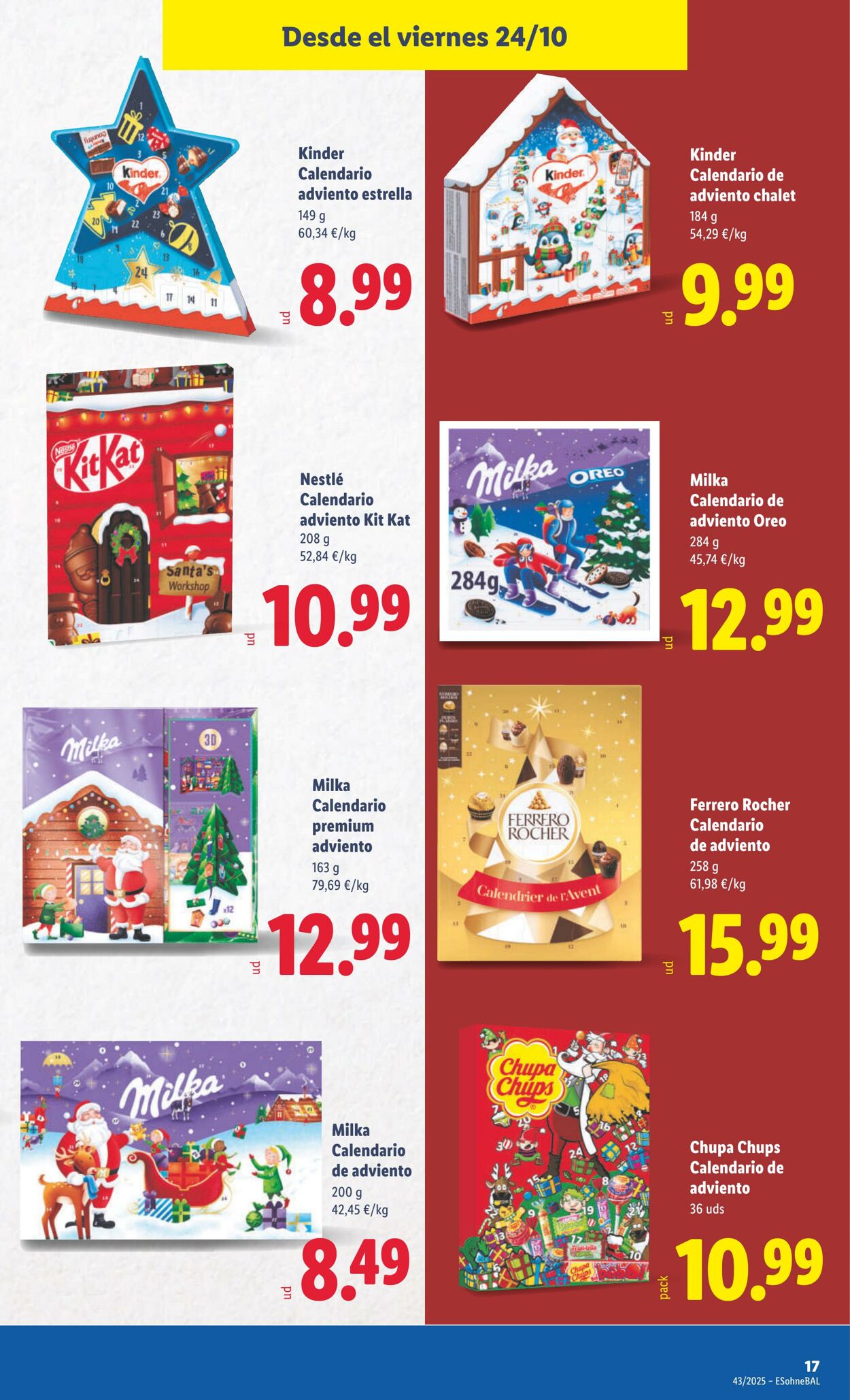 Folleto Lidl 20.10.2025 - 26.10.2025
