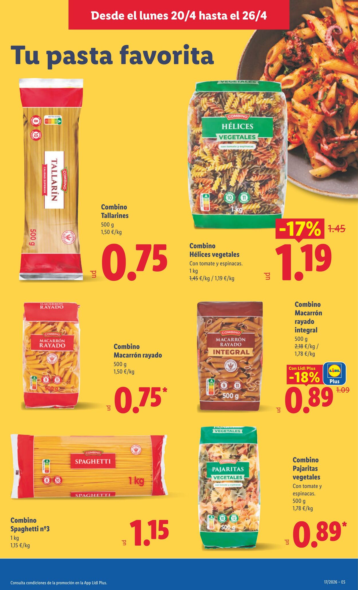 Folleto Lidl 20.04.2026 - 26.04.2026