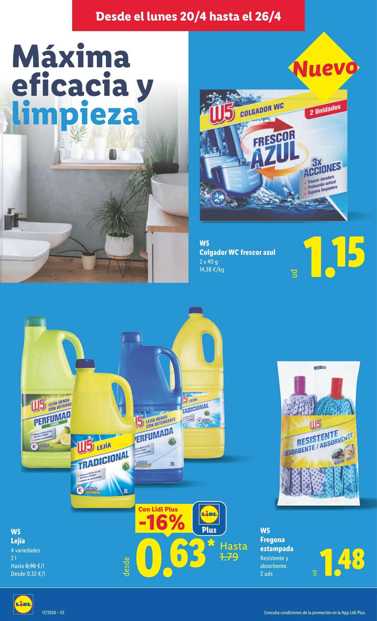 Folleto Lidl 20.04.2026 - 26.04.2026
