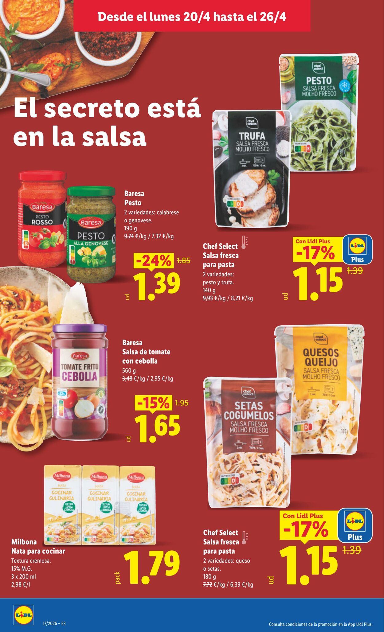 Folleto Lidl 20.04.2026 - 26.04.2026